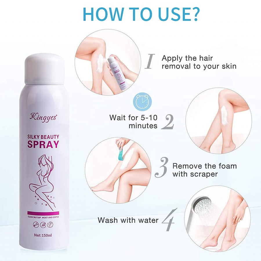 NATURAL PAINLESS HAIR REMOVAL SPRAY