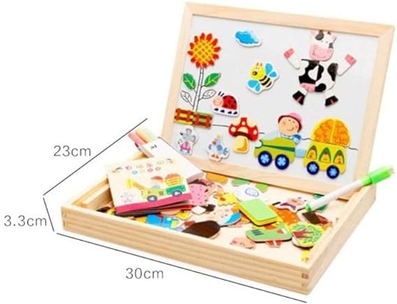 Digital Shape Drawing Wooden Board For Kids