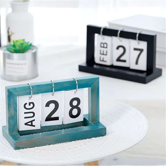 Wooden Vintage Home Calendar