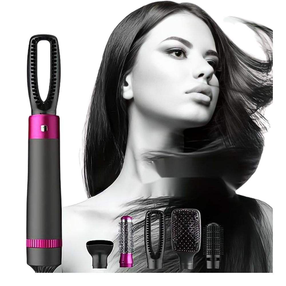 HOT AIR BRUSH | DRY, STYLE, AND VOLUMIZE | IONIC TECHNOLOGY (5-IN-1)