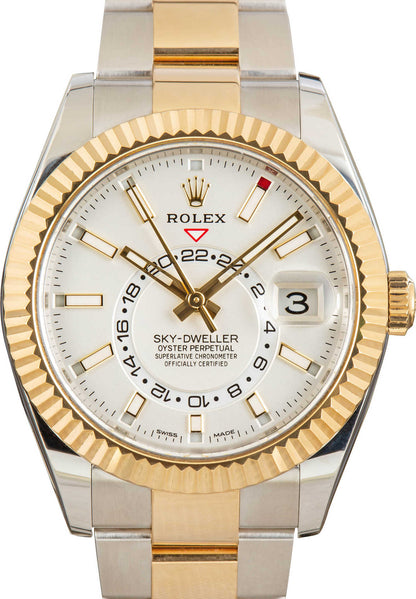 ROLEX SKY DWELLER 42mm MENS WATCH